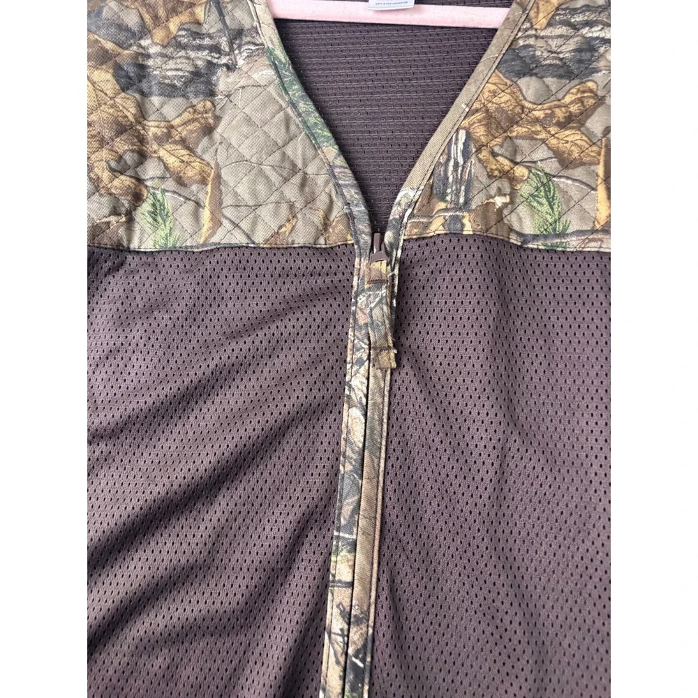 Walls Legend Shooting Vest Mens XL Brown Camo Mesh Hunting‎ DS38050
